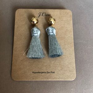 J.Crew Ball and Tassel Earrings
